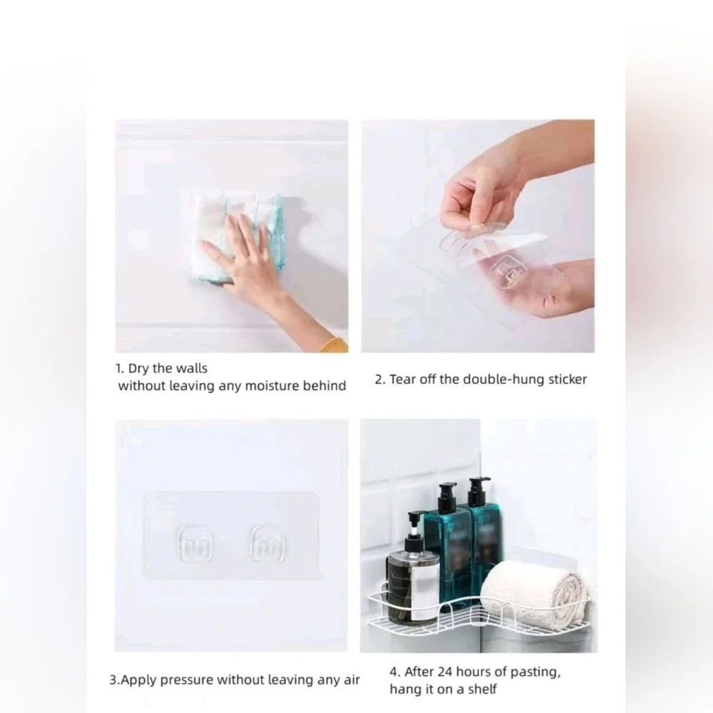 1PC Bathroom Shelf